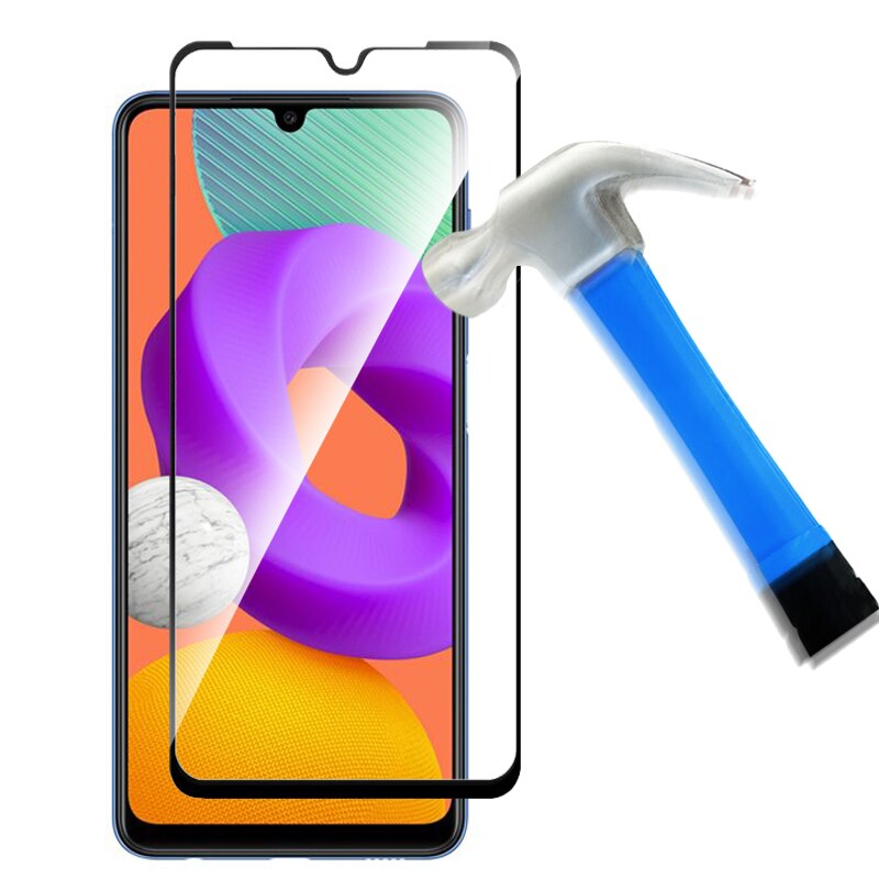 2Pcs 9D copertura completa in vetro temperato per Samsung Galaxy M22 custodia in vetro protettivo 3D per Samsun Galaxi M 22 SM-M225FV/DS armatura del Film