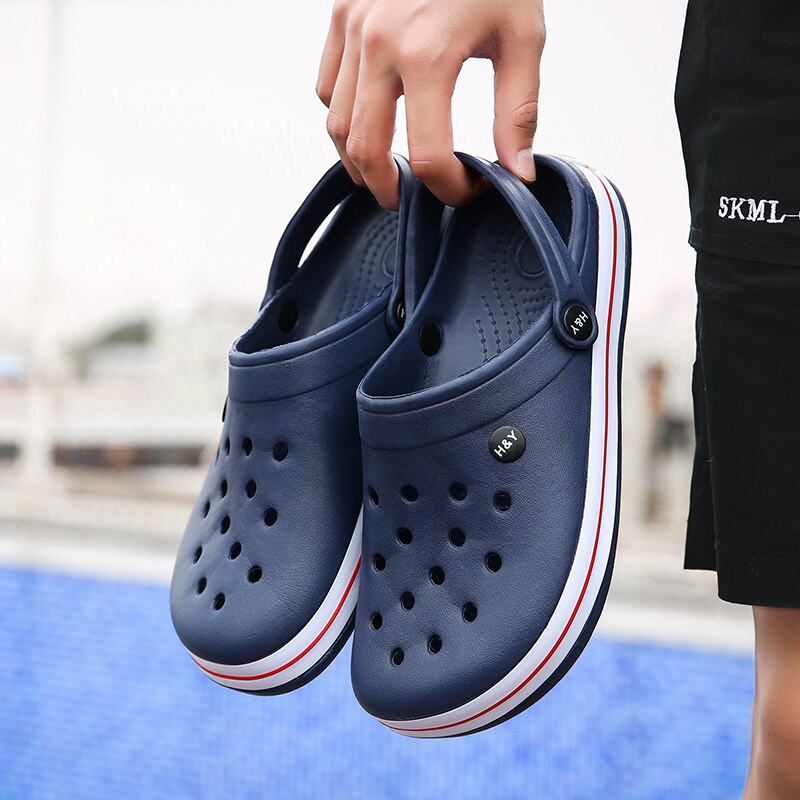 Sabot Original confortable femmes hommes classique sandales d'été en plein air chaussures de plage Fit Flop sans lacet jardin eau Ombre pantoufles