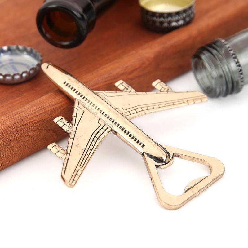 1PC Wedding Souvenirs Airplane Bottle Opener Antique Bottle Opener Wedding Favors And For Guest