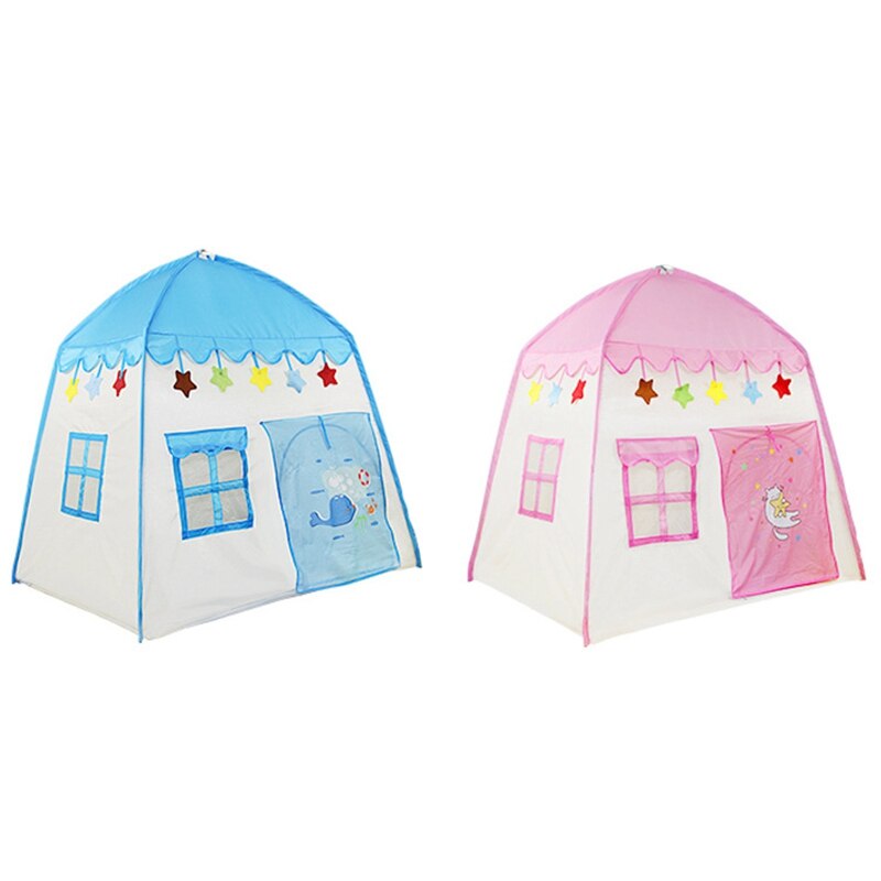 Tenda da castello per bambini all'aperto coperta Baby Princess Game House fiori casa in fiore pieghevole regali per la casa del gioco