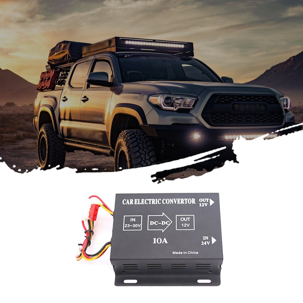 10A - 60A Auto Power Converter Auto Buck 24V Naar 12V Auto Omvormer Meerdere Bescherming Allerlei voertuigen En Schepen