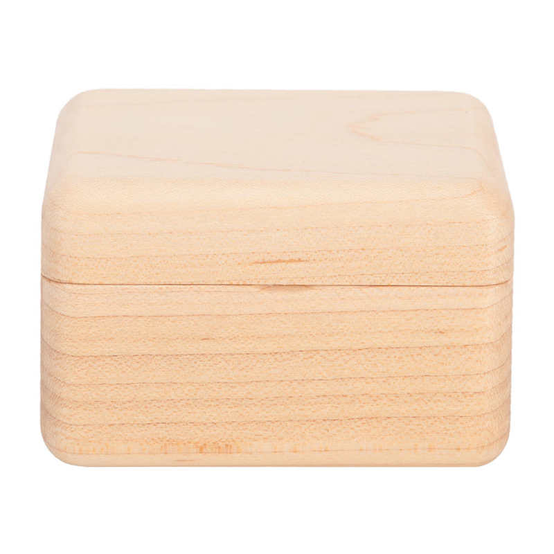 Wood Musical Box Musical Boxes Hand-Made Small Christmas Friends for Parents Children