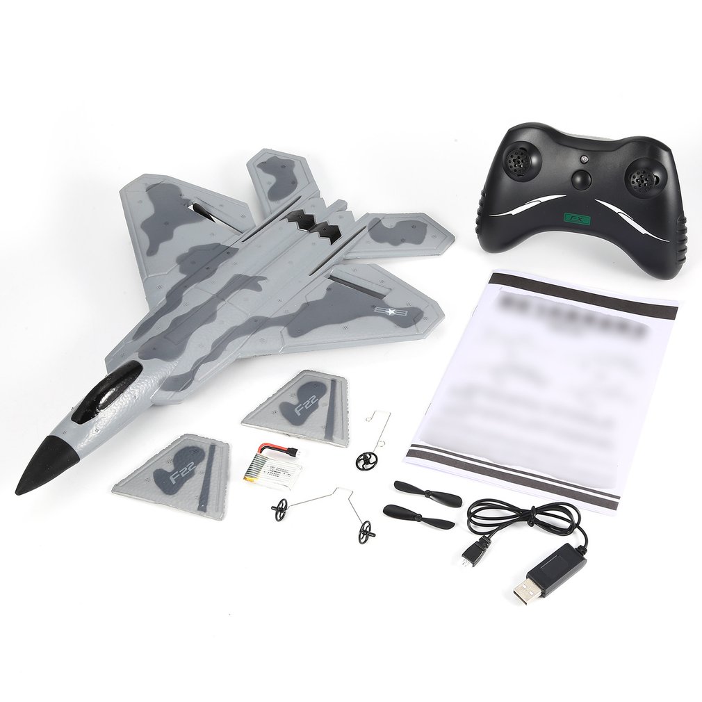 FX-822 F22 2.4GHz 290mm Wingspan EPP RC Airplane Battleplane RTF Remote Controller RC Quadcopter Aircraft Model
