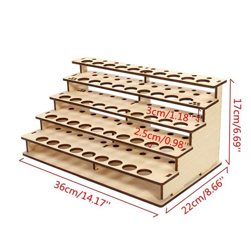 Farby butelki stojak farba DIY pędzle stojak wystawowy stojak robić przechowywania, pędzle malarskie taca modułbyć winnym narzędzie