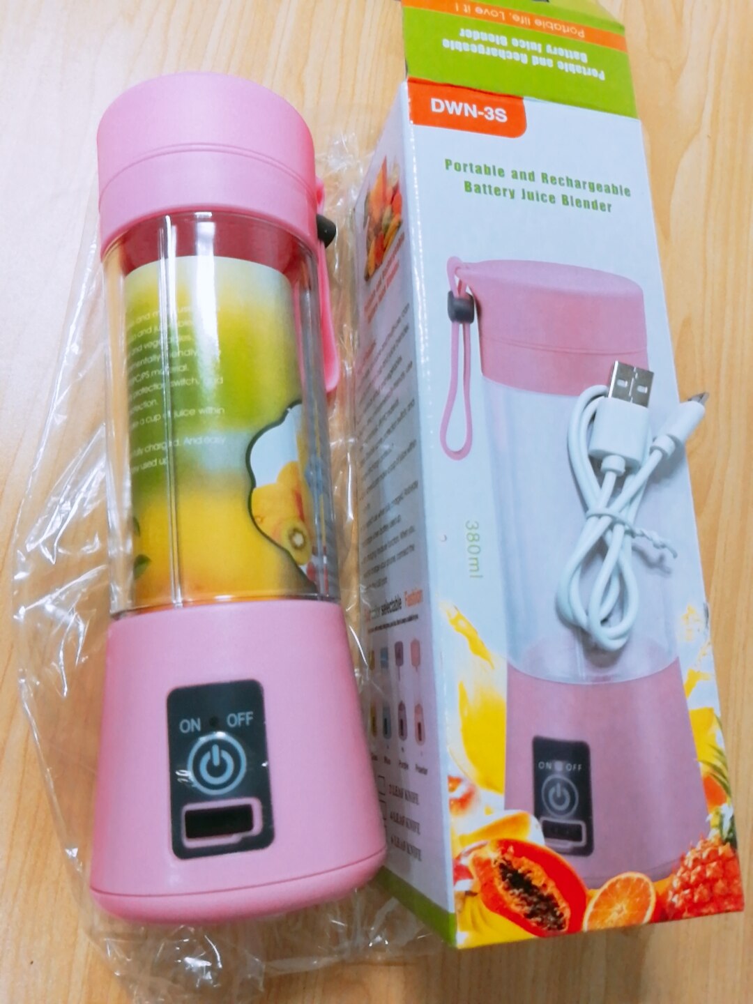 Portable Blender Bottle USB Fruit Mixer Cup Mini Juicer Blender Machine Smoothie Maker Blenders Juice Extractor Baby Food Maker