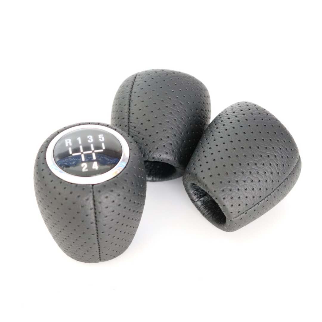 Perilla de palanca de cambios de cuero PU de 5/6 velocidades para Chevy Chevrolet Cruze , , , , , , , accesorios de coche de bola de mano