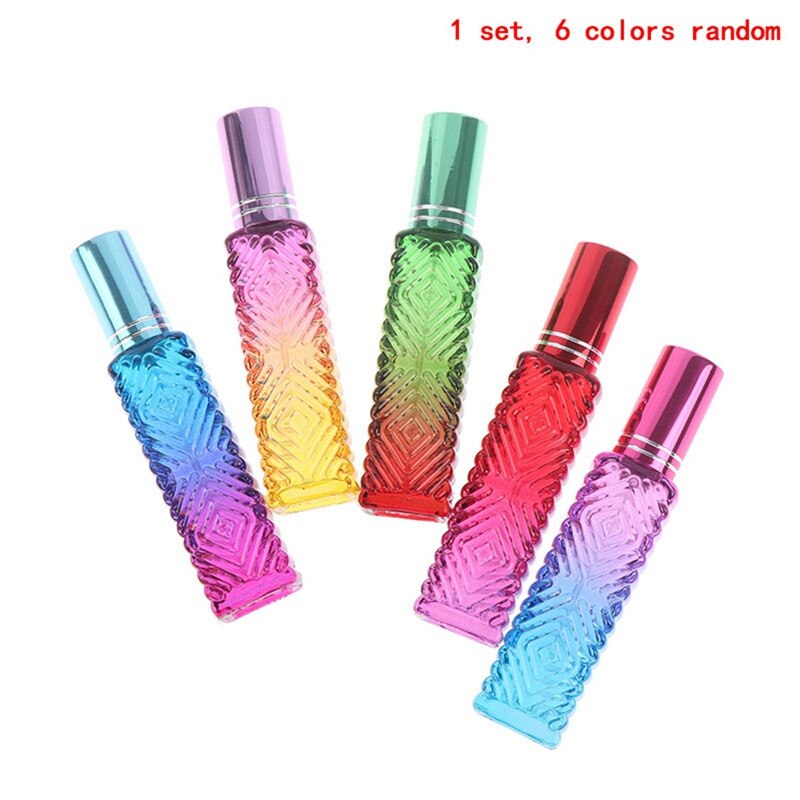 12 stuks 30ml fijne nevel heldere spray flessen & 6 stuks 14ml kleurrijke mini vierkante glazen lege parfumflesjes-abux