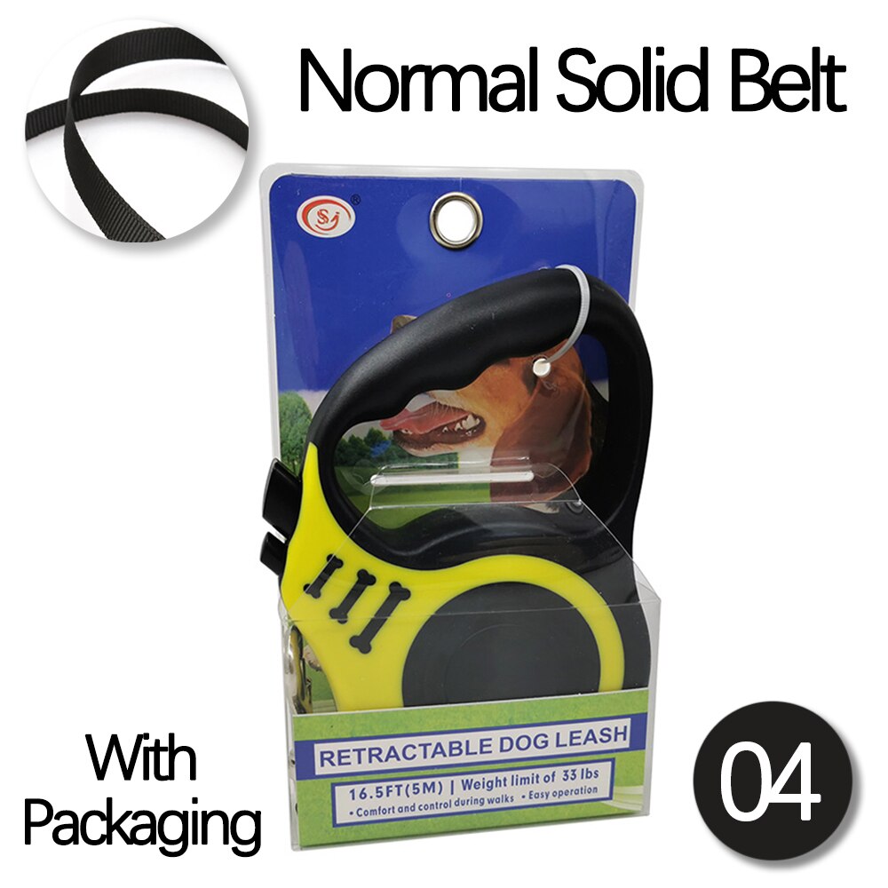 Durable Cat Leash Automatic Retractable Nylon Cat Lead Extending Kitten Walking Running Leads For Small Medium Pet Supplies: Yellow 1 / 5M fit for 20kg