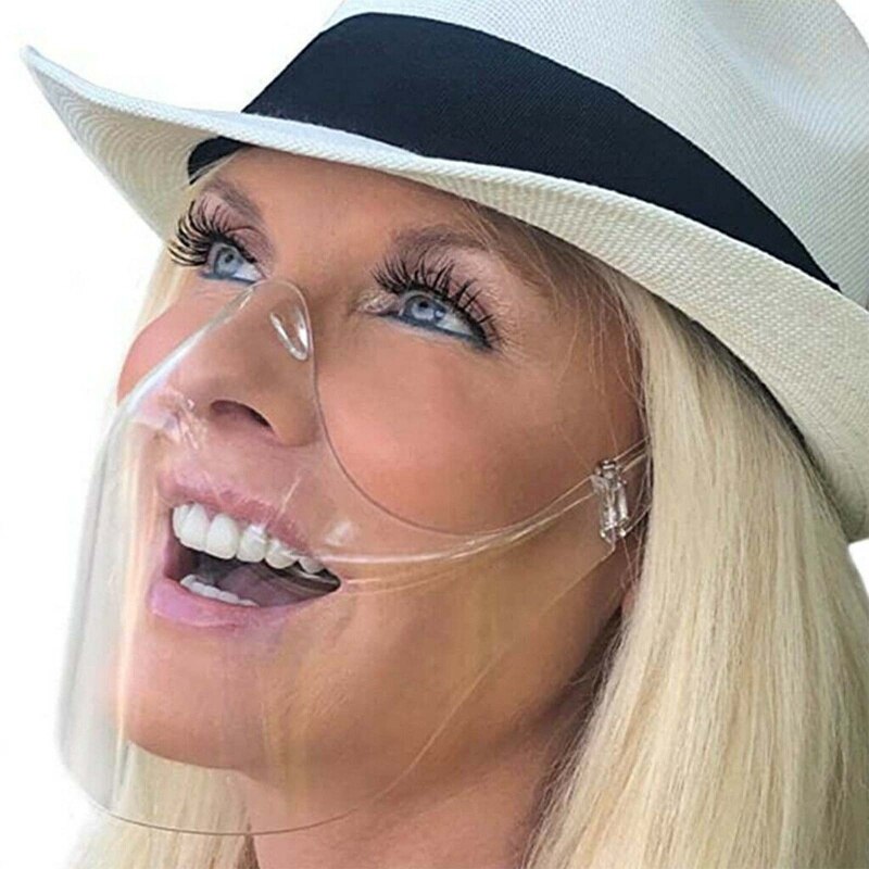 Neue Kunststoff transparent Maske Anti Nebel Gastronomie Lebensmittel Hotel Koch Kellner Kunststoff Küche Restaurant Masken Küche Werkzeuge Reiten Maske