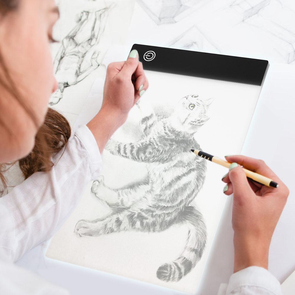 Led Drawing And Sketching Light Board A4 Copy Table Copying Table With Scale Animation Painting Calligraphy And Calligraphy