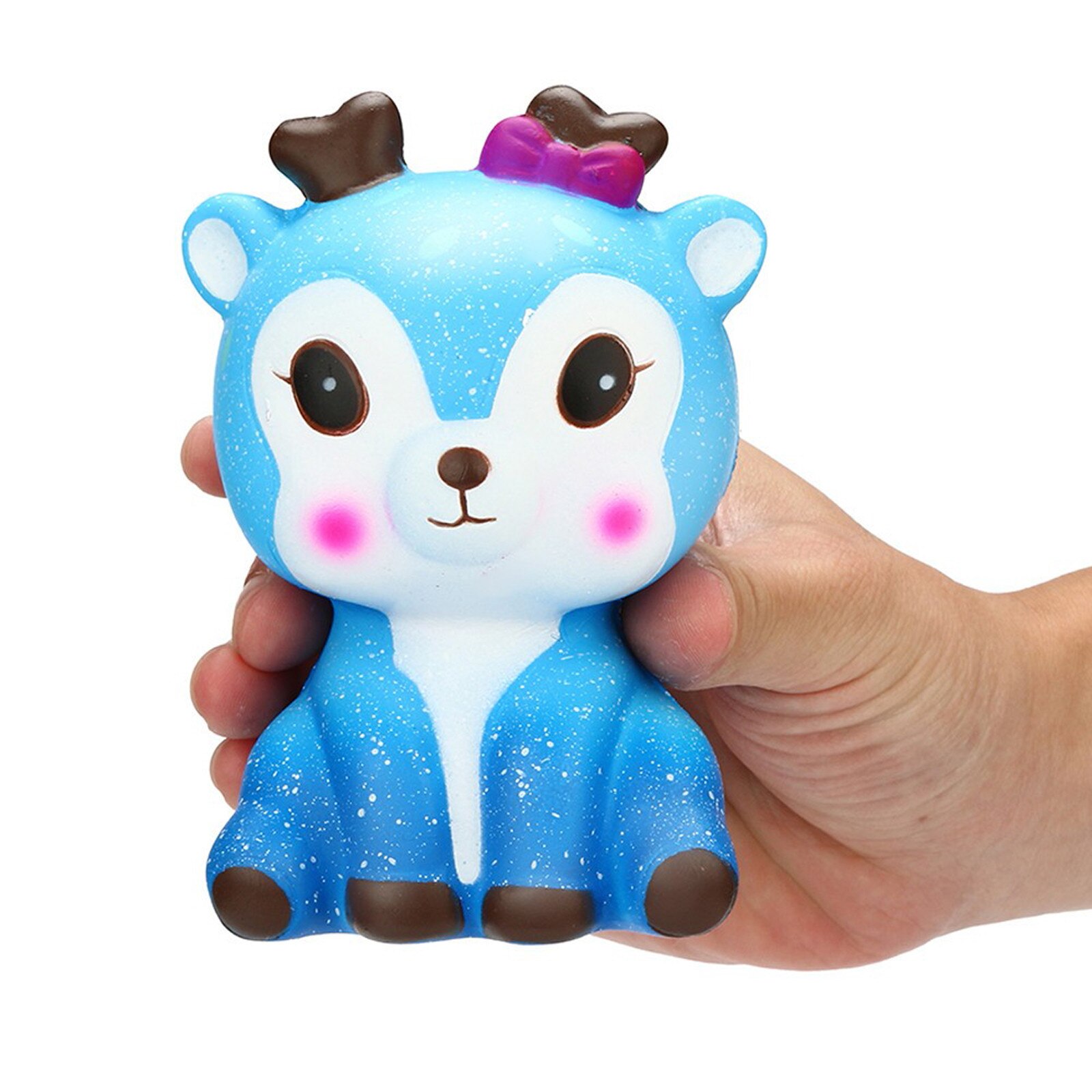 Kawaii Karikatur Squishy Spielzeug Galaxis Hirsch Langsam steigend Creme Duft Stressabbau Spielzeug Antistress-Neuheit Spielzeug Geburtstag