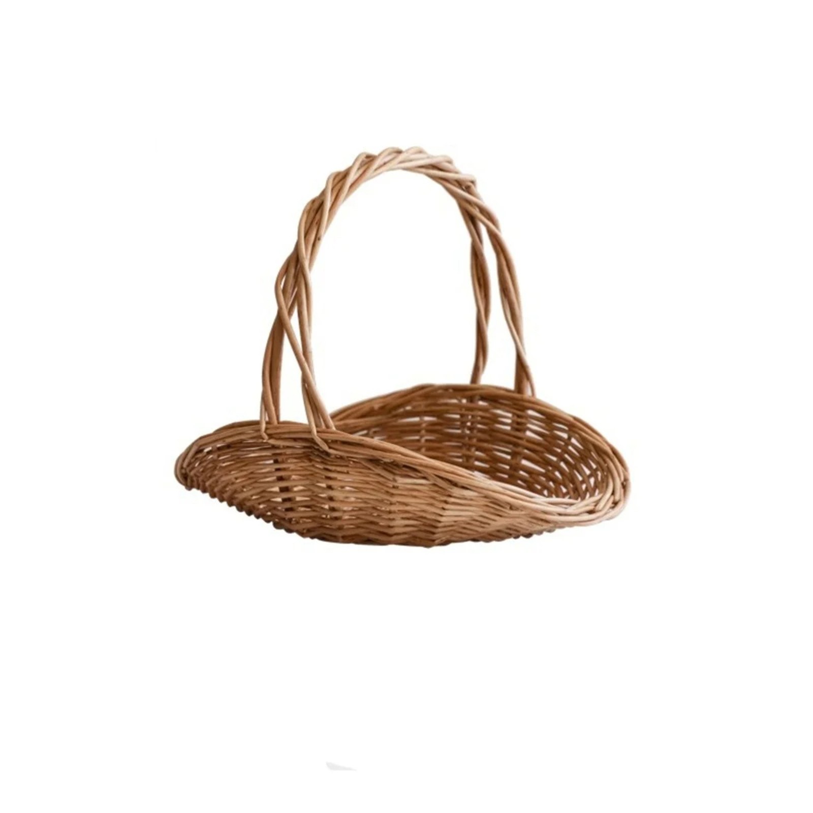 Rattan-gewebter Korb, Aufbewahrungskorb aus Kor... – Grandado