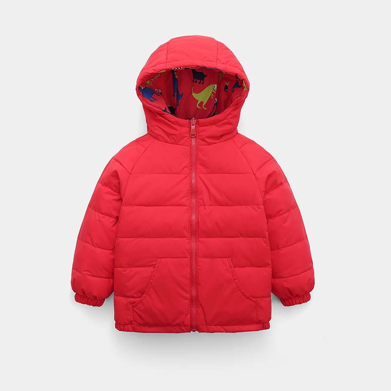 Bear Leader Jongens Mode Cartoon Dinosaurus Parka Down Winter Kids Hooded Jassen Kinderen Kleding Koel Bovenkleding Pakken