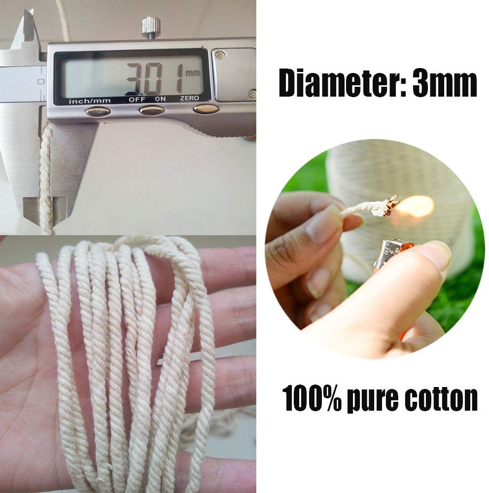 3Mm 4Mm 5Mm 6Mm Macrame Touw Twisted String Katoenen Koord Voor Handgemaakte Natuurlijke Beige Touw Diy thuis Bruiloft Accessoires Cadeau