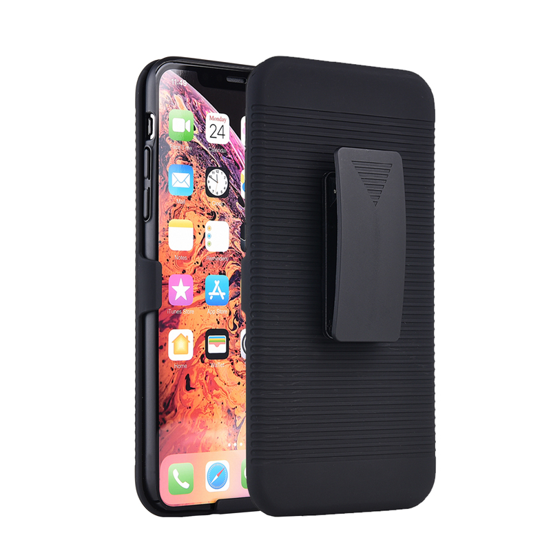 Voor Iphone 11 Pro Max Hybrid Holster Defender Builder Case Taille Riem Clip Back Cover Voor Iphone Xr Xs Max X 7 8 6 6S Plus