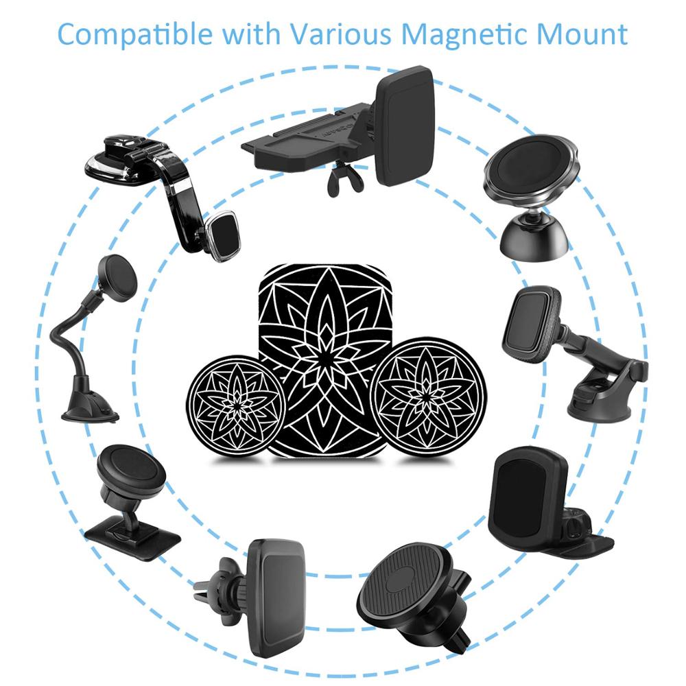 Tongdaytech Auto Telefon Halter Metall Platte Aufkleber Magnetische Ständer Magnet Eisen Blätter Für Auto Montieren Unterstützung Smartphone Voiture