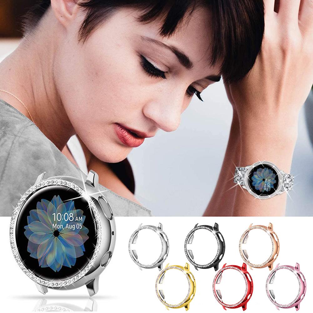Protective Case For Samsung Galaxy Watch Active 2 40mm/44mm Cover Bumper Accessories Protector Full Coverage Screen Protection