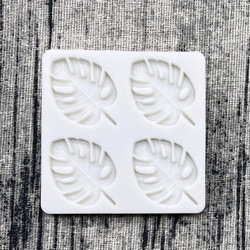 Monstera Deliciosa feuille Silicone Sugarcraft moule résine outils Cupcake cuisson moule Fondant gâteau décoration outils