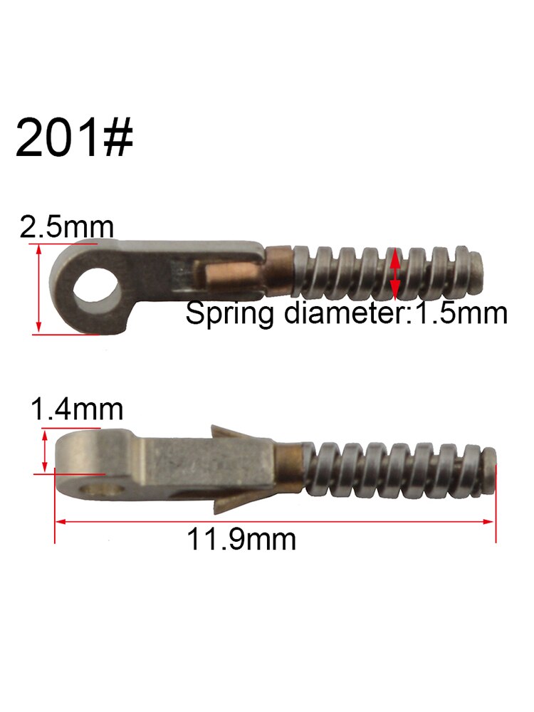 100pcs Spring inserts for repairing broken eyeglass flex temples broken spring replacement part 201: Default Title