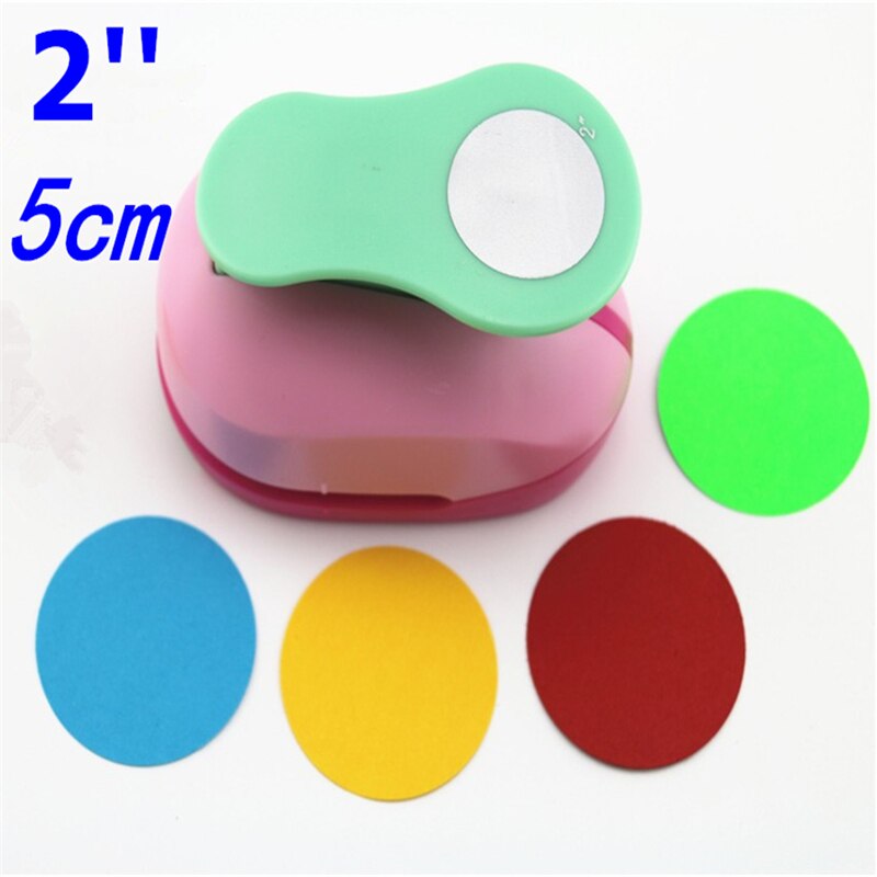 Poinçon pour scrapbooking, grand cercle de 2 pouces et 5cm, artisanat perforateur pour bricolage,