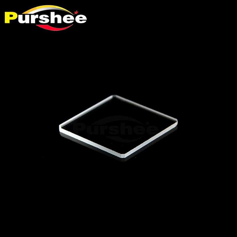Quartz glass plate(25x25x1mm)