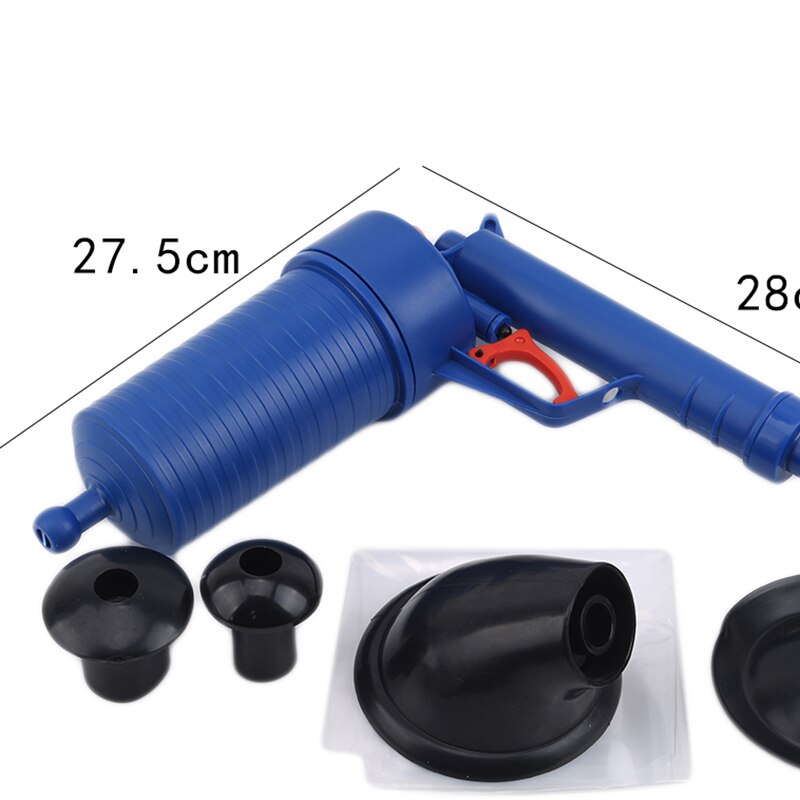 Air Pressure Drain Cleaner Sewer Cleaning Brush Kitchen Bathroom Toilet Dredge Plunger Basin Pipeline Clogged Remover Tool Set