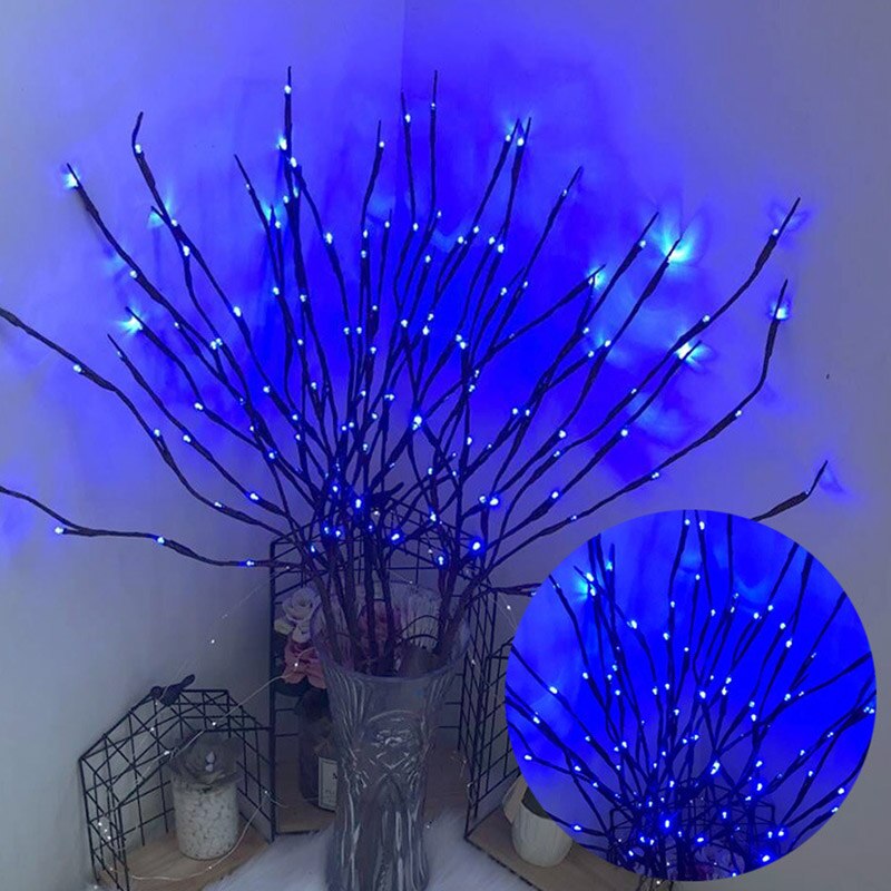 5 Pcs Simulatie Boom Tak 20 Led Light String Christmas Decoraties Voor Huis Kerstboom Decoraties Jaar Decor