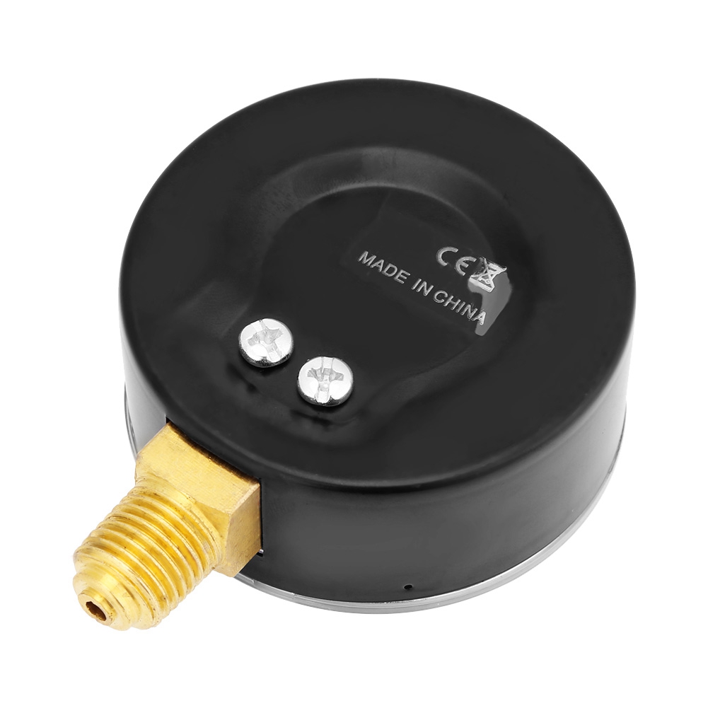 Manometer Water Pressure Gauge Air Pressure Gauge Air Oil Water Pressure Gauge 1/4 Inch NPT 0-10 Side Mount Manometer