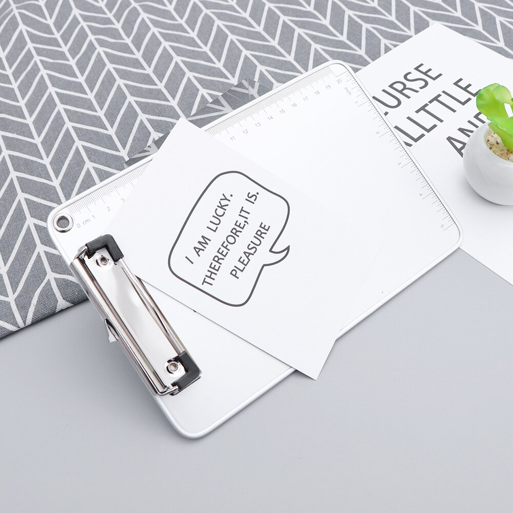 1pc Clipboard Practical Portable A5 Size Clip Board Paper Clipboard for Daily Use School Home Office