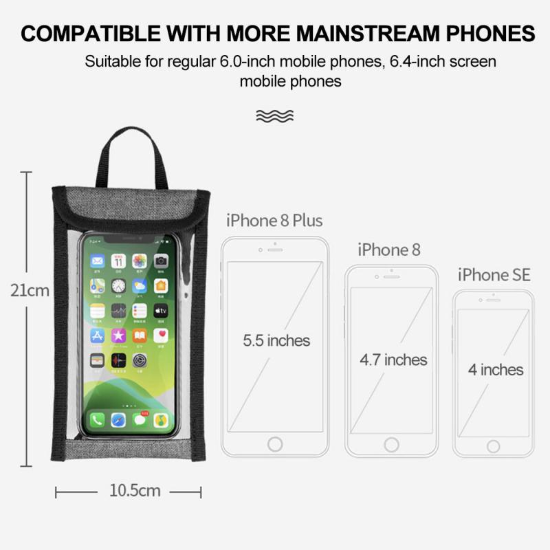 Nylon Reflecterende Effect Bike Driehoek Frame Voor Tube Frame Bag Telefoon Waterdichte Bike Fiets Bag Fiets Tassen TXTB1