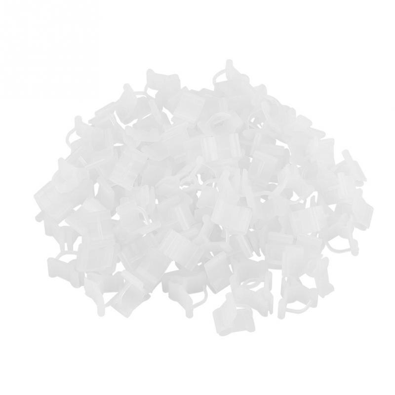 100 stuks groente- en fruitboomzaailingenkwekerij plastic planten entclips tuingereedschap entclips plantenclip