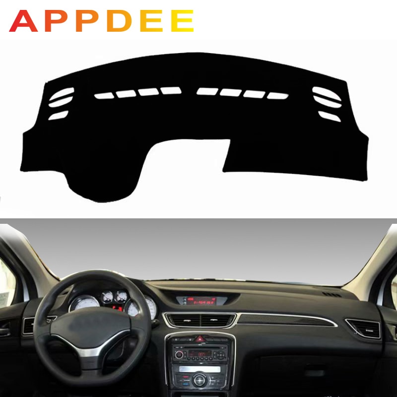 APPDEE-cubiertas de para salpicadero de coche, tapete para salpicadero, para Peugeot 308, T7, , , , ,