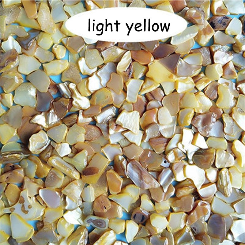 100 g/paquete Material para hacer manualidades uno mismo accesorios de libro de recuerdos decoración del hogar juguete educativo ropa manualidades para coser accesorios Shell Fragmen