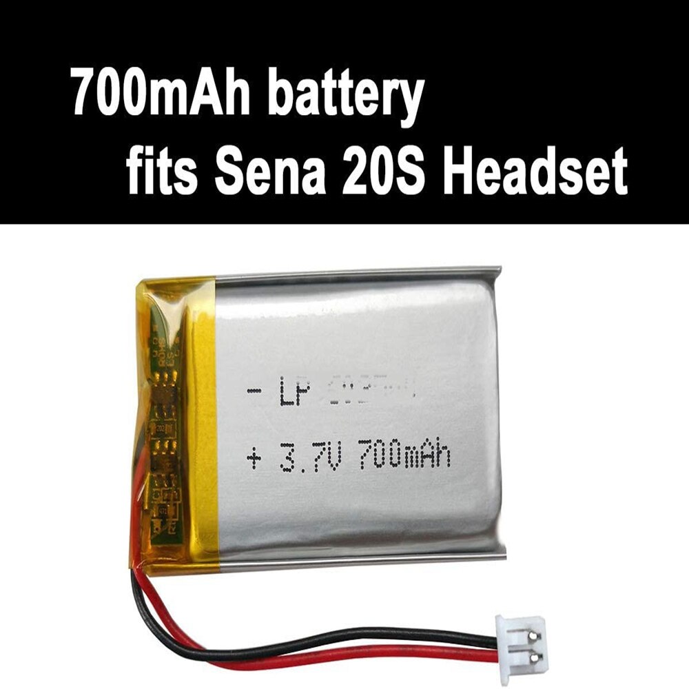 3.7v 700mAh Lithium Battery Pack Replacement Sena 20S EVO Motorcycle Bluetooth Marshall Wireless Headphones Not Compatible with