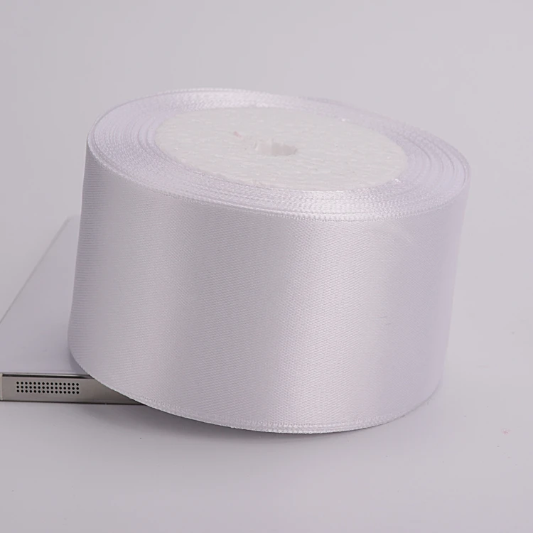 Cinta de tela satinada de poliéster blanco para decoración de tartas, cintas para envolver pasteles, accesorios de bricolaje, 6mm-50mm, 25 yardas: Cobre