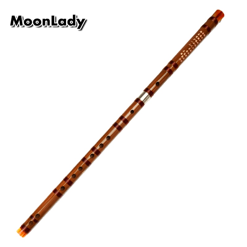 E/F/G Sleutel Scheidbare Bamboefluit met Rode Lijn Muziekinstrumenten Chinese Traditionele Handgemaakte Houtblazers Instrument