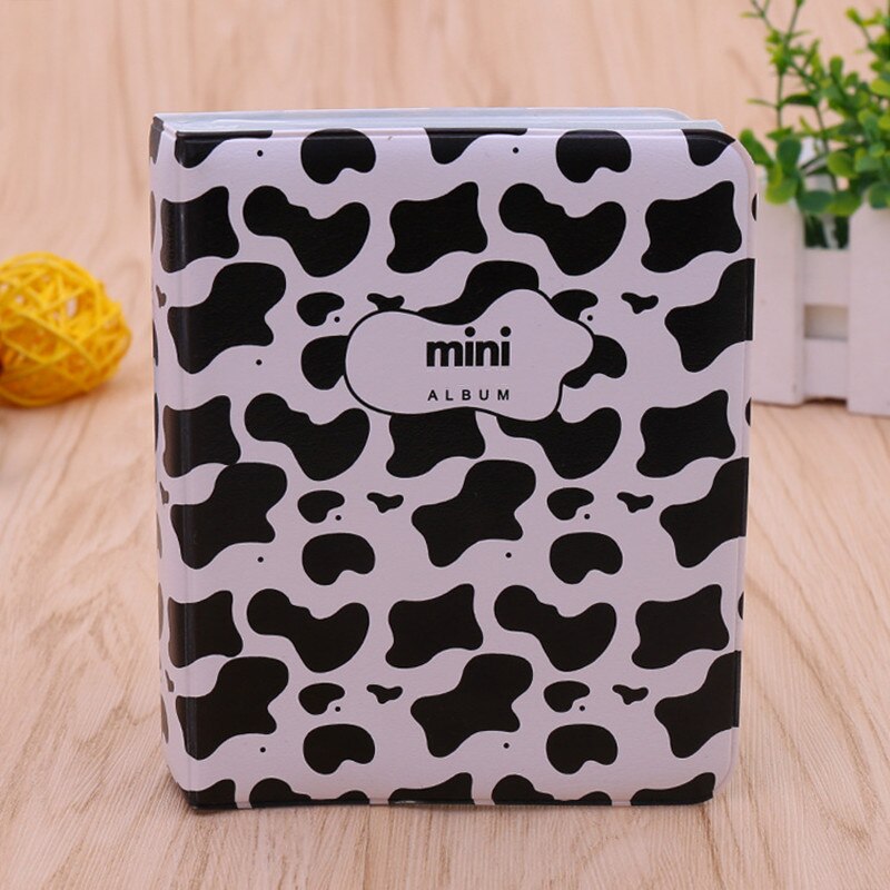 64 Zakken Fotoalbum Instax Mini Koe Patroon Fotoalbums Postzegel Collectie Boek Home Decoration Geheugen Diy Boek: Cow Pattern