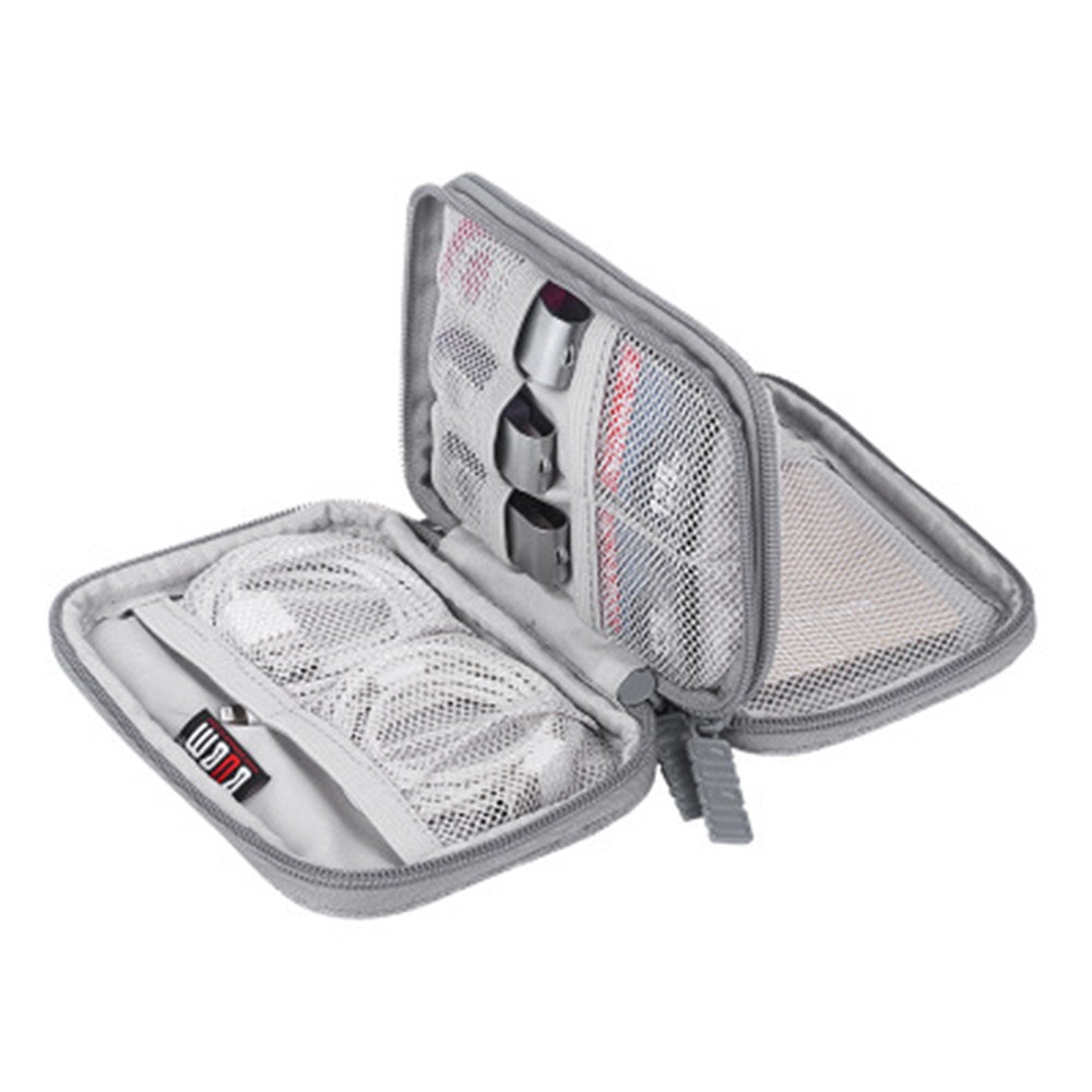 Travel Organizer Bag Pouch,Mini Electronic Accessories Storage Bag for Power Bank, Phone,USB Cables and Other Phone Kits