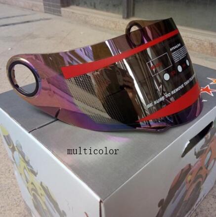 For NITRINOS The cat - ear motorcycle helmet glasses screen visor: rainbow