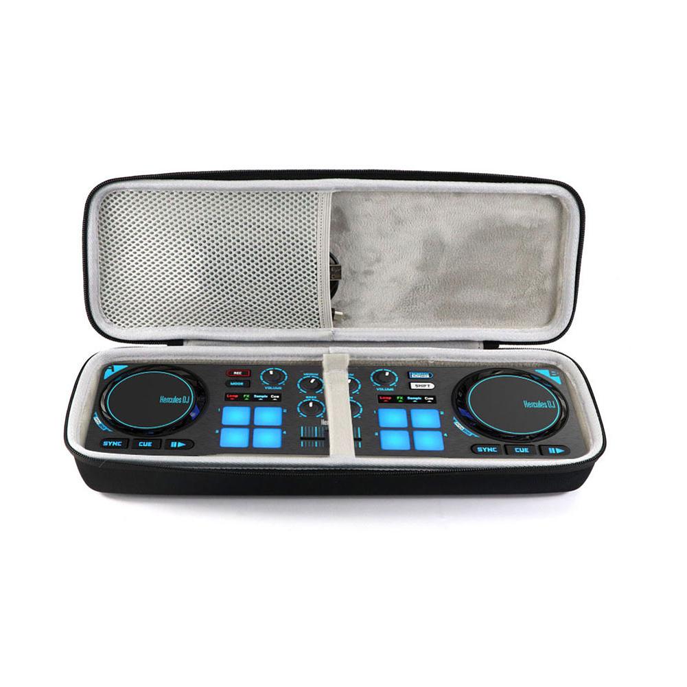 Caja de almacenamiento portátil para Hercules DJControl caja protectora a prueba de golpes caja de almacenamiento de plato bolsa de almacenamiento para DJControl