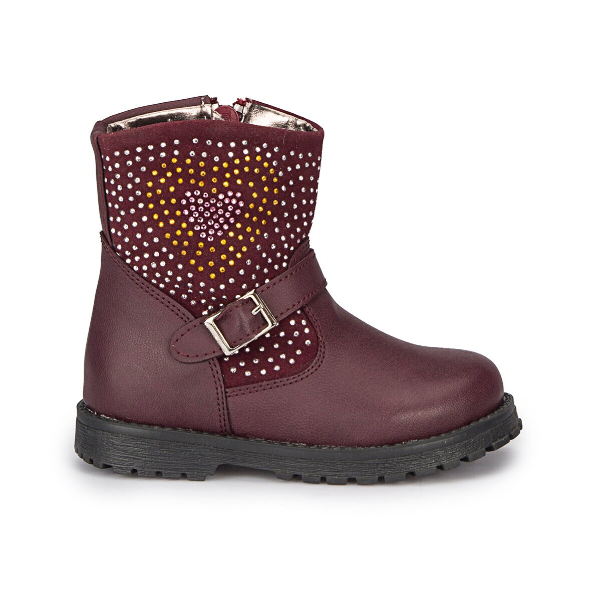 FLO ROZY-2 Burgund Weibliche Art Stiefel PINKSTEP