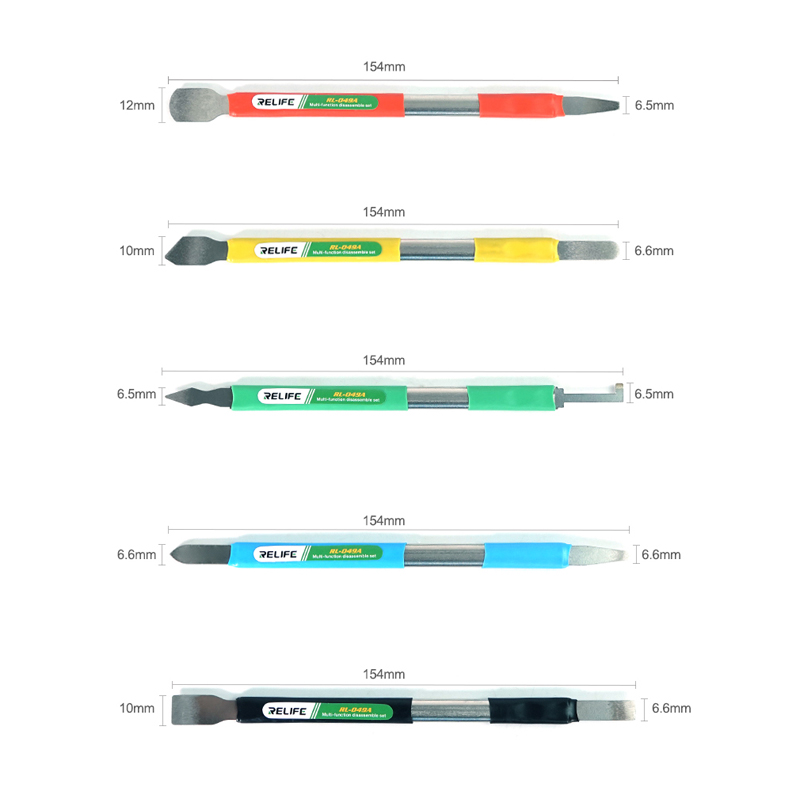 Universal Mobile Phone Repair Opening Tool Metal Spudger Kits Cellphone CPU IC Disassemble Crowbar Steel Pry Phone Hand Tool Set