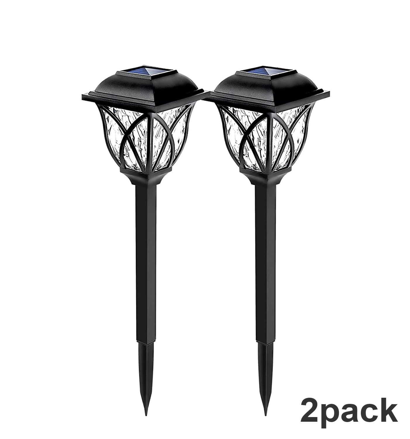 1–10 Stück Solar--Hofbeleuchtung, helle Rasenbeleuchtung, wasserdichte LED-Solar--Wegebeleuchtung für Höhle Außenbereich, Landschaftswegbeleuchtung: Orange / 6-10W