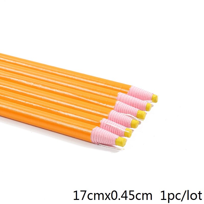 Sarti in tessuto multicolore gesso cancellabile pennarello in tessuto patchwork modello di abbigliamento impostato di attrezzi per cucire fai-da-te accessori per cucito: 1pezzi giallo