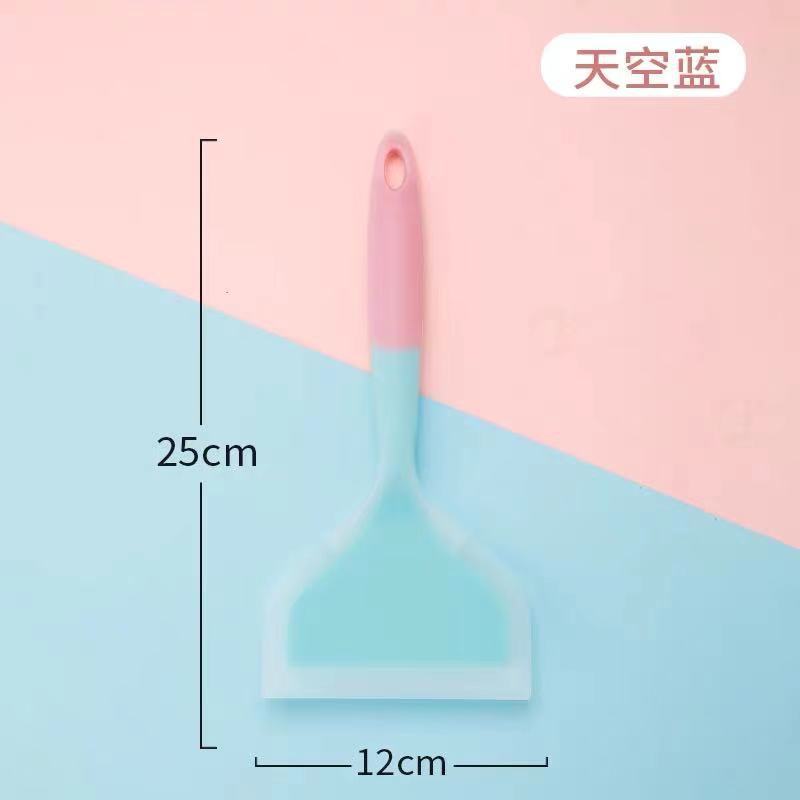 Kitchen Scraper Baking Yuzi Burnt Silicone Spatula Wide Mouth Pizza Spatula Steak Non-stick Silicone Spatula Kitchen Accessories: 6