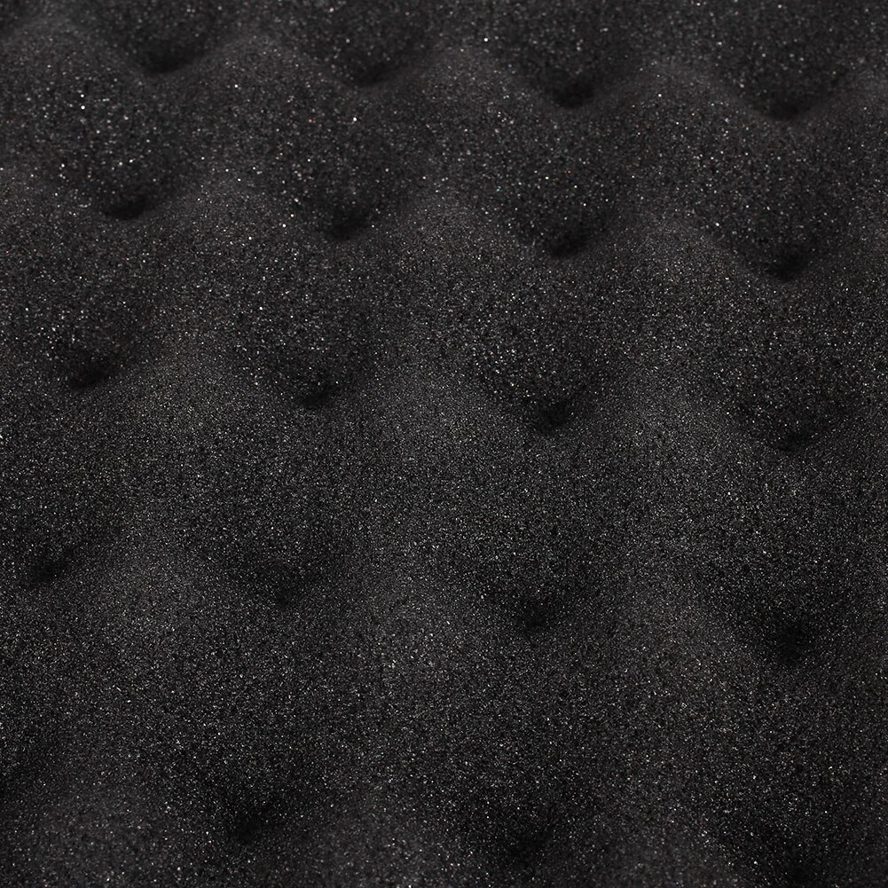 Forma de huevo, baldosas insonorizadas, azulejos con absorción de sonido, pegatina de espuma para decoración del hogar, estudio de oficina, silencio, negro, rojo y azul