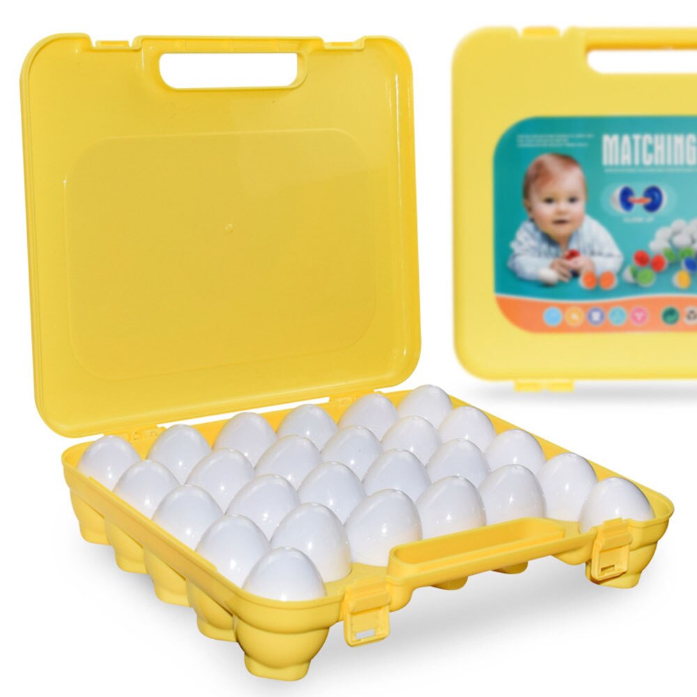 26Pcs Letters Alphabet Matching Eggs Baby Toys Letter Recognition Color Discrimination Exercise