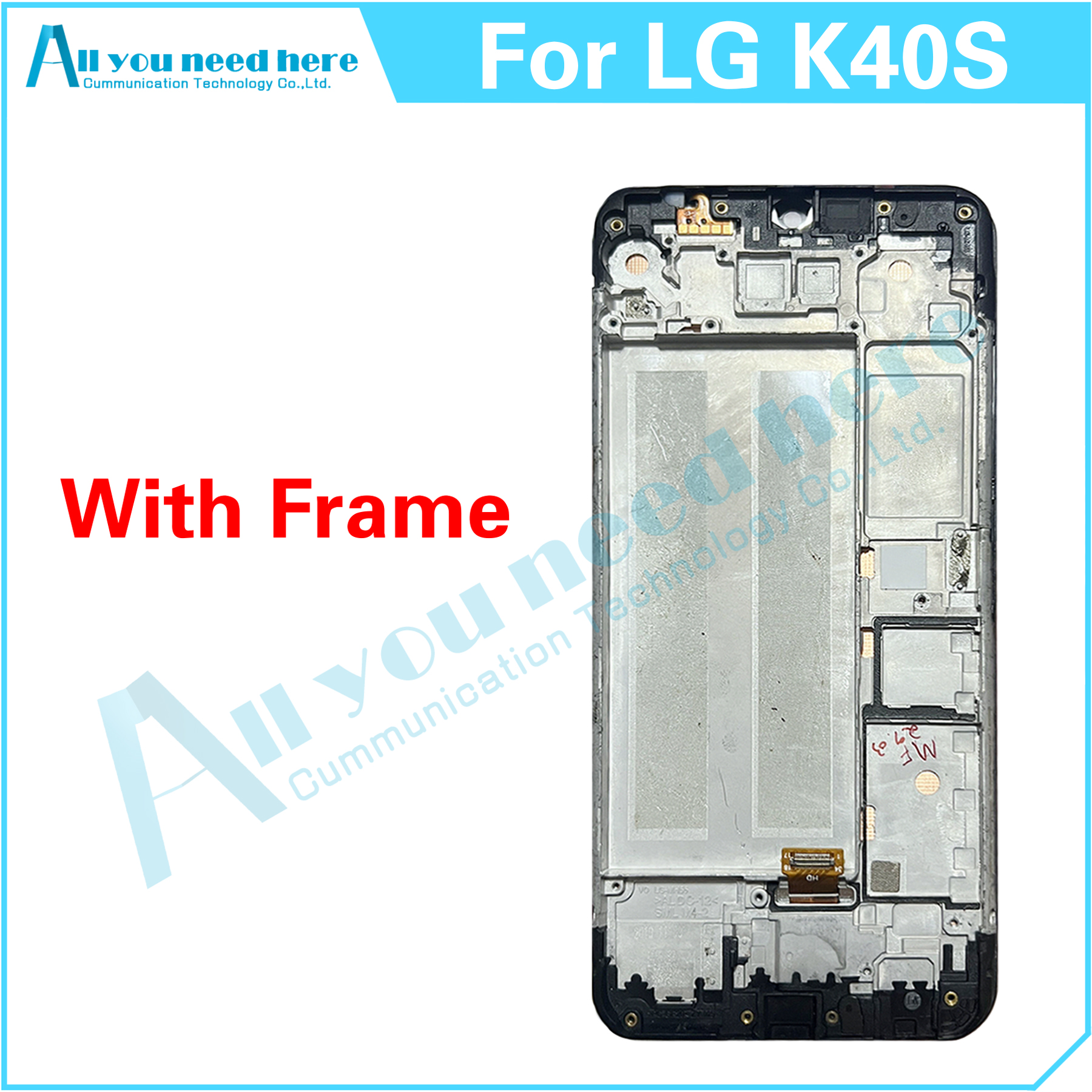 100% Test For LG K40S LM-X430 LMX430HM LCD Display Touch Screen Digitizer Assembly Repair Parts Replacement