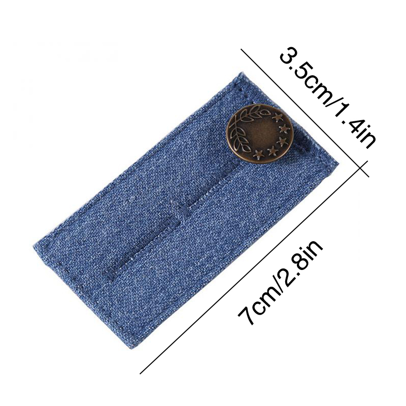 Trousers Waist Expanders Skirt Jeans Elastic Waistband Button Extender Belt Extension Buckle For Clothes Pants DIY Sewing Suppli