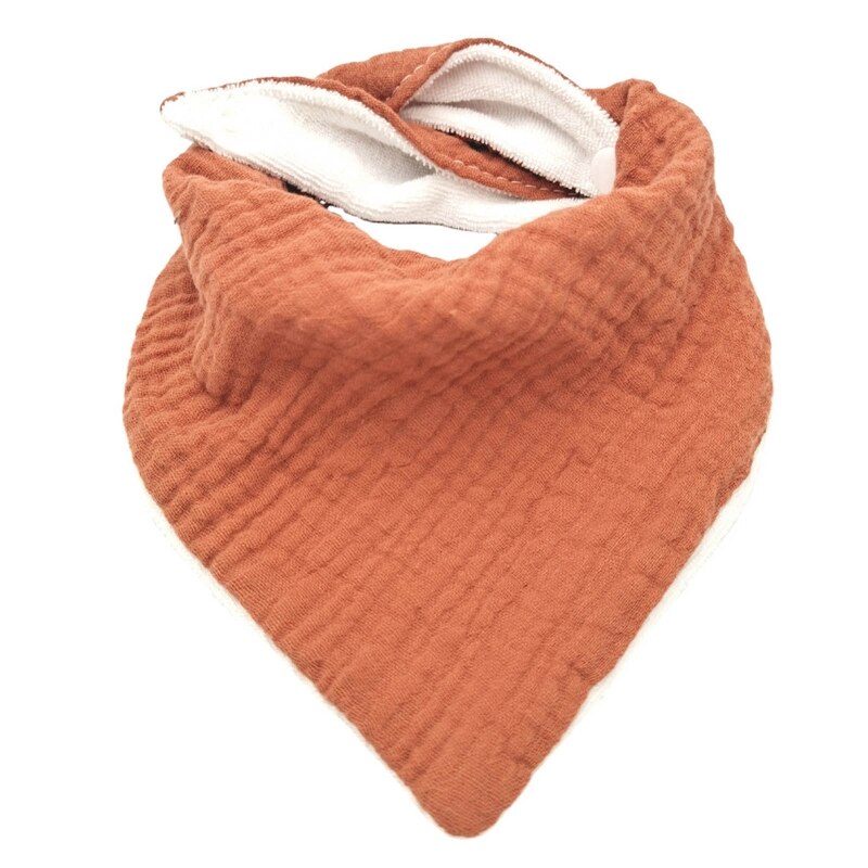 Bébé alimentation bavoirs doux gaze salive serviette enfant en bas âge Triangle écharpe roter tissu: 5